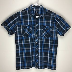 Kuhl Suncel mens short sleeve button up shirt L